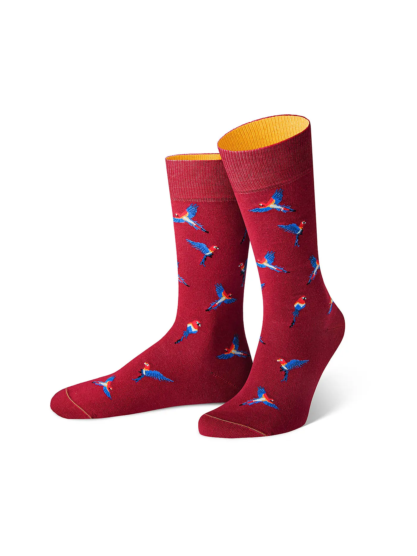VON JUNGFELD | Socken KÜRBIS orange | dunkelrot
